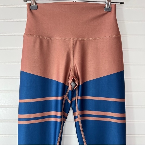 Alo yoga Women's High Waist Tech Lift Airbrush Legging Rosewater Marathon Sz M - Picture 3 of 11